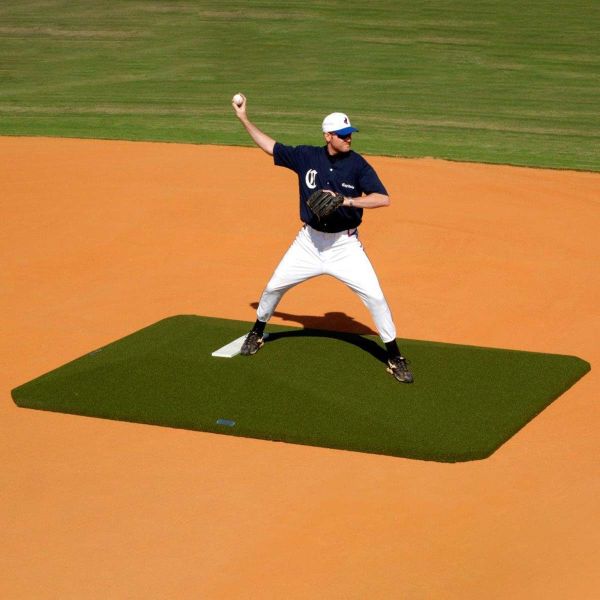 Proper Pitch 8"Hx11'6"Lx8'3"W Classic Game Mound, Green