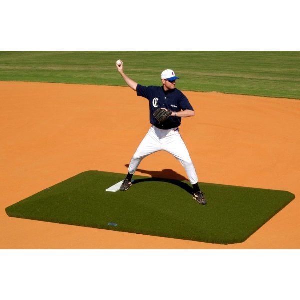 Proper Pitch 8"Hx11'6"Lx8'3"W Classic Game Mound, Green