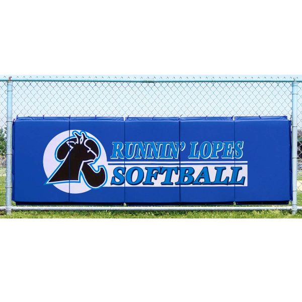 Cover Sports 3'H x 10'L Baseball/Softball Backstop Padding w/Graphics