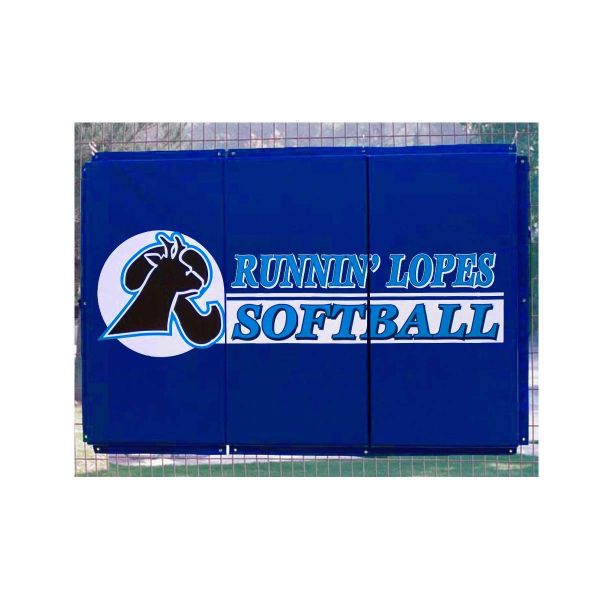 Cover Sports 4'H x 6'L Baseball/Softball Backstop Padding w/Graphics