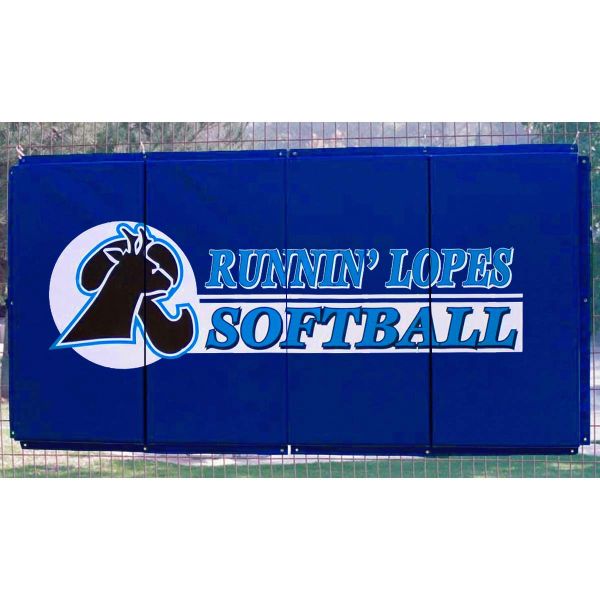 Cover Sports 4'H x 8'L Baseball/Softball Backstop Padding w/Graphics