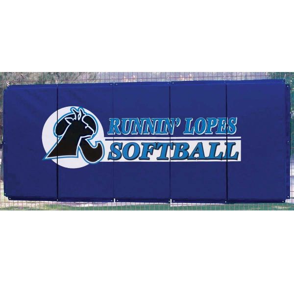 Cover Sports 4'H x 10'L Baseball/Softball Backstop Padding w/Graphics