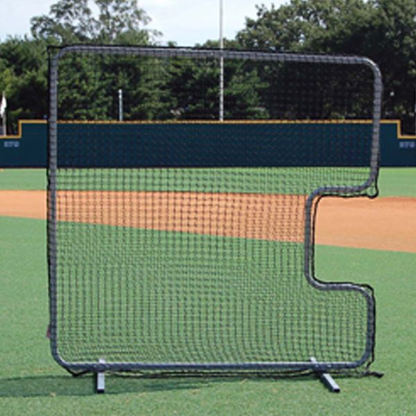 Trigon Pro Cage 7'x7' Softball Pitcher's C-Screen Protective Screen