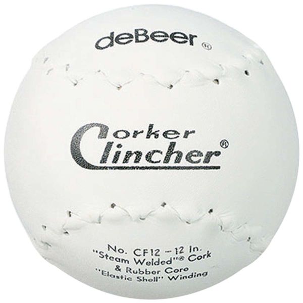 deBeer 12" Corker Clincher CF12 Softballs, dz