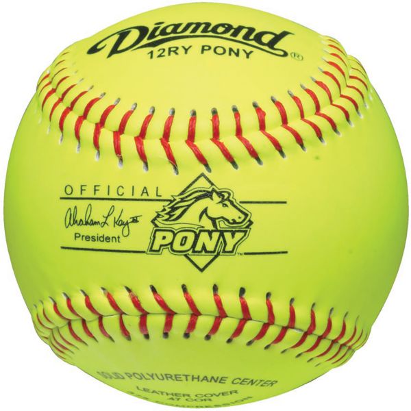 Diamond 12", 12RY PONY Leather Pony Softball