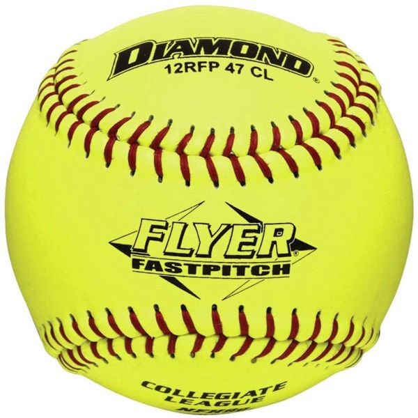 Diamond 12", 12RFP 47/375 CL NFHS Leather Fastpitch Softballs