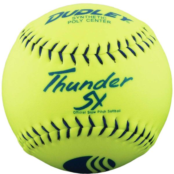 Dudley 12" Thunder SY 40/325 USSSA Slowpitch Synthetic Softballs, dz