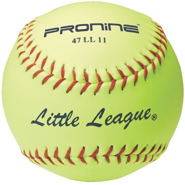 Pro Nine 11", 47/375 LL11 Official Little League Leather Fastpitch Softballs, dz