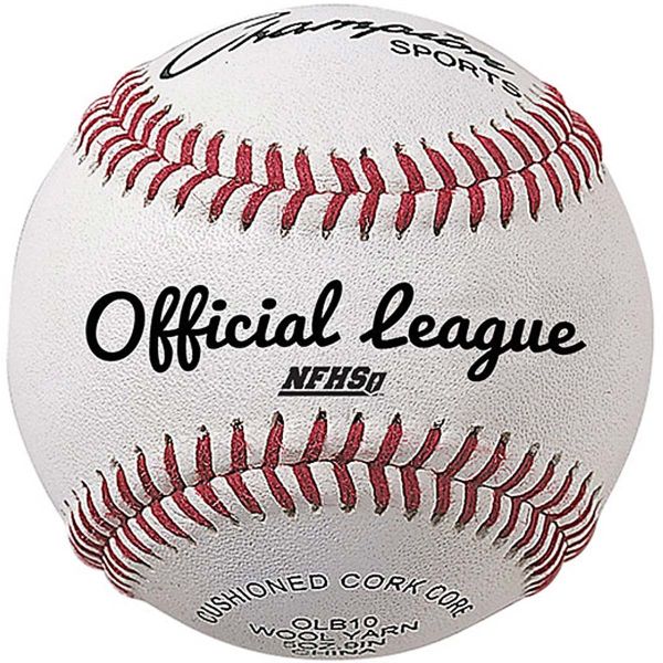 Champion OLB10 Official League Premium Baseballs, dz