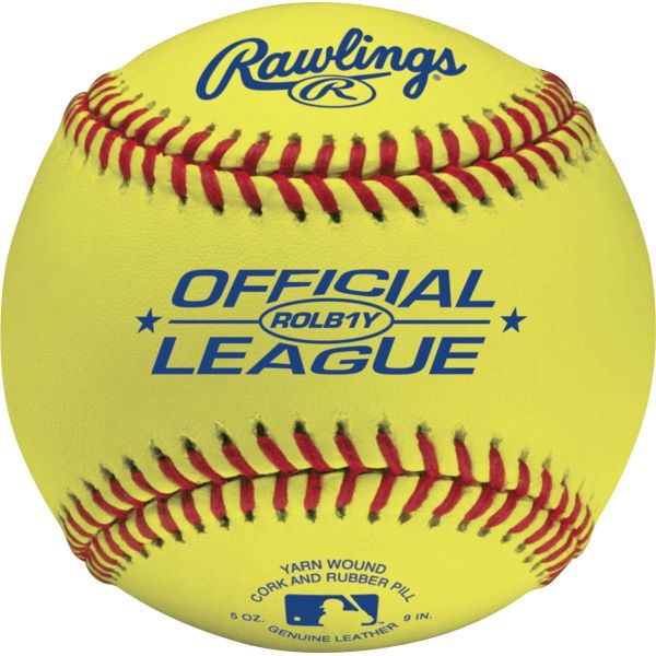 Rawlings ROLB1Y Optic Yellow Baseballs, dz