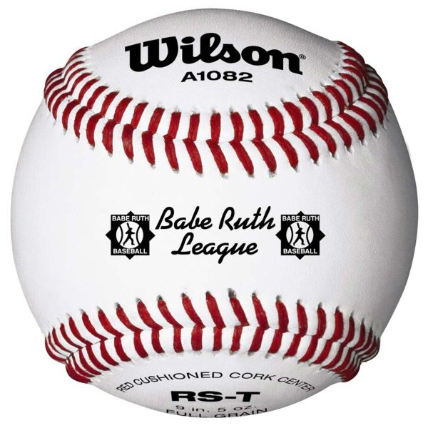 Wilson A1082BSST Babe Ruth Tournament Baseballs, dz