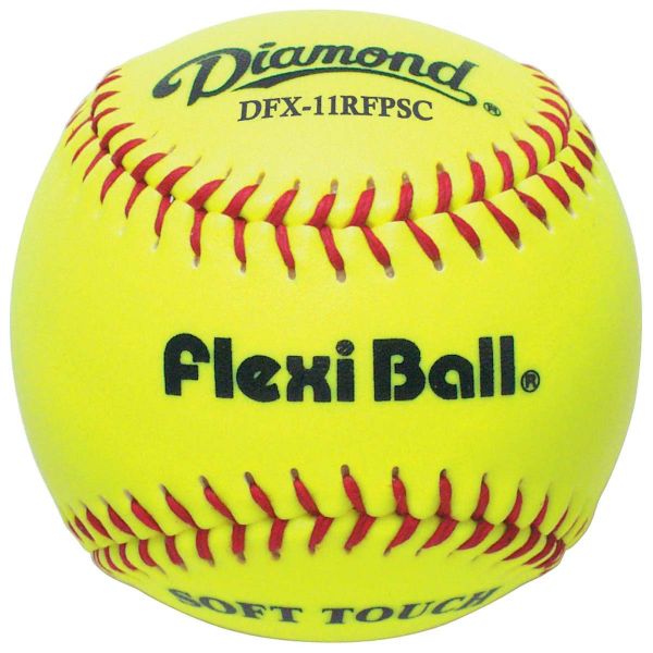 Diamond 11" DFX-11RFPSC Flexi Ball Synthetic Softballs, dz