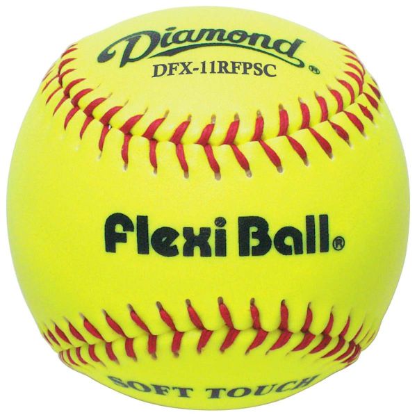 Diamond 11" DFX-11RFPSC Flexi Ball Synthetic Softballs, dz