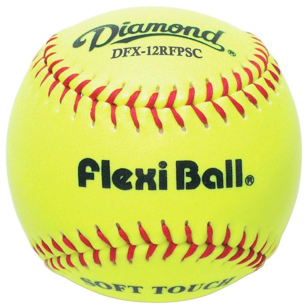 Champion Sports 12 in. Optic Synthetic Leather Softball, Yellow