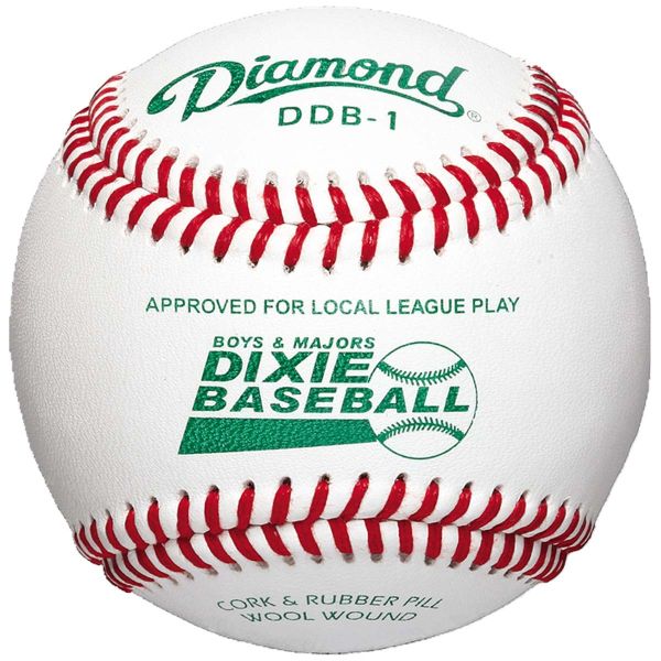Diamond DDB1 Dixie Boys & Majors Competition Grade Baseballs, dz