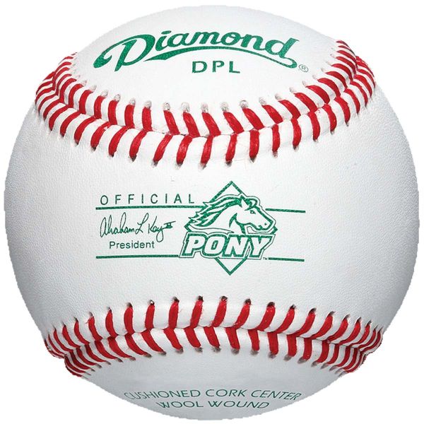 Diamond DPL Pony League Tournament Baseballs, dz