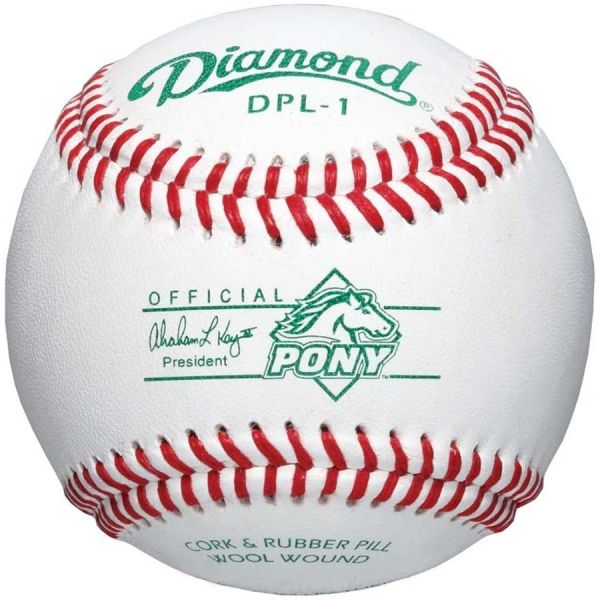 Diamond DPL-1 Pony League Competition Baseballs, dz