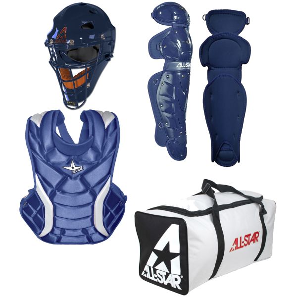 All Star CKW13.5PS Fastpitch Softball Catcher's Gear Kit, AGE 9-12