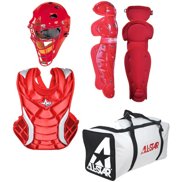 All Star CKW12.5PS Fastpitch Softball Catcher's Gear Kit, AGE 7-9