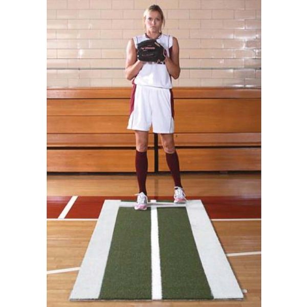 Jennie Finch MP3010 Pitching Lane Pro Softball Turf Pitching Mat