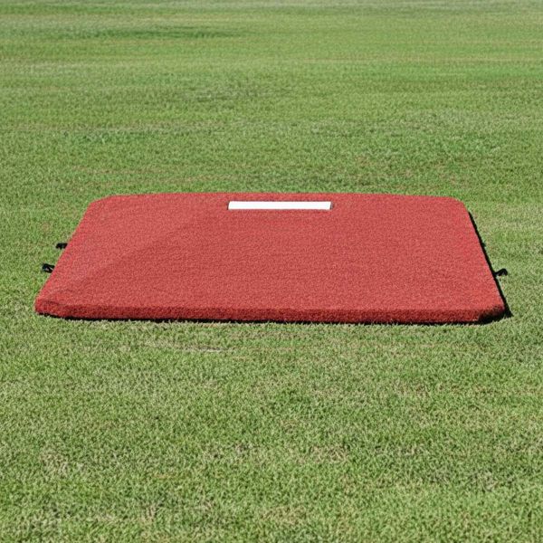 Proper Pitch 8'3"Wx11'6"Lx10"H Game Baseball Mound, Clay