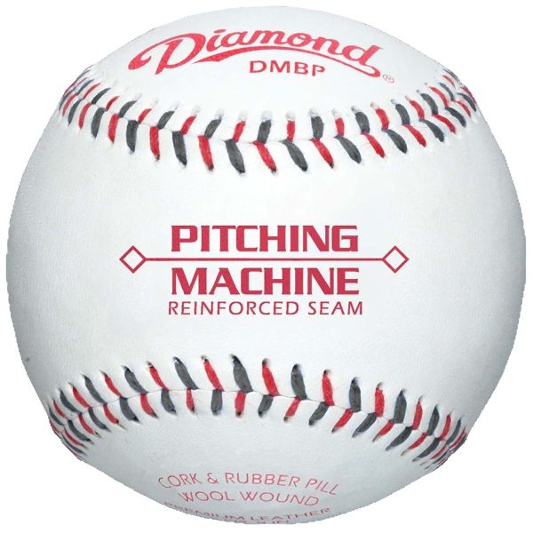 Diamond DMBP Leather Pitching Machine Baseballs, dz