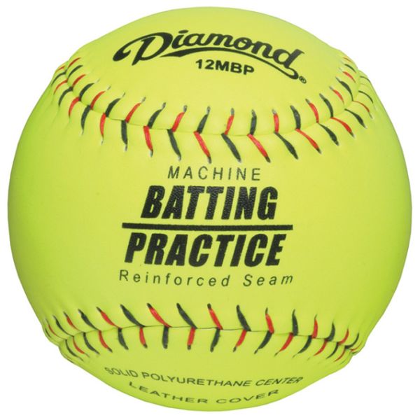 Diamond 12" 12MBP Pitching Machine Softballs, dz