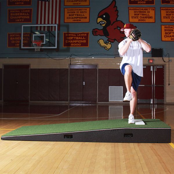 ProMounds 5'Wx9'Lx10"H Pro Portable Pitching Mound, Green