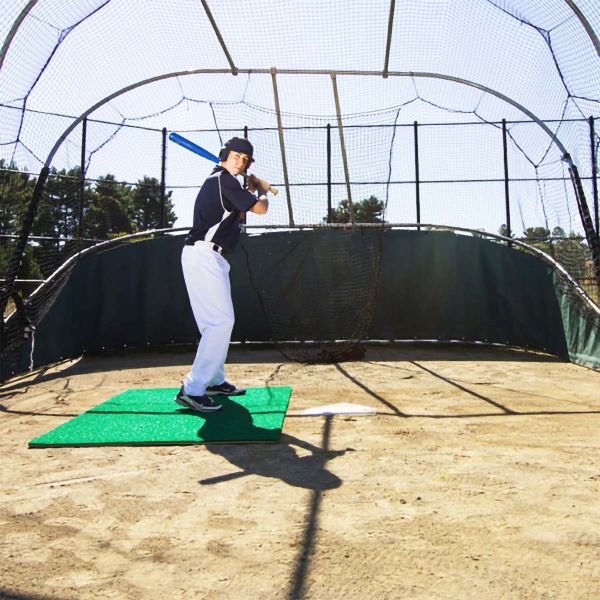 4'x6' Baseball Batter's Box Stance Turf Mat