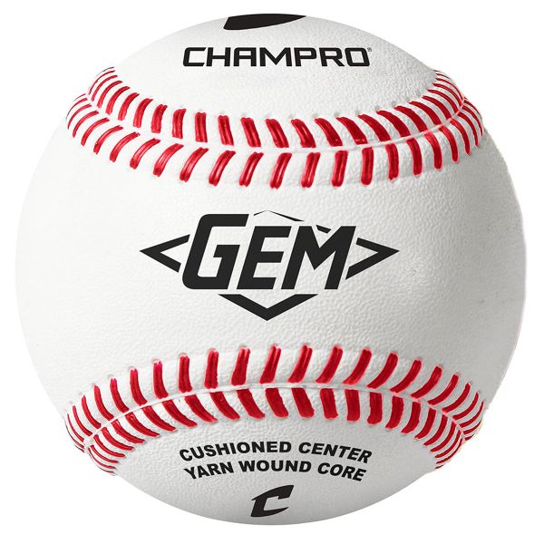 Champro Gem Pitching Machine Baseballs, dz