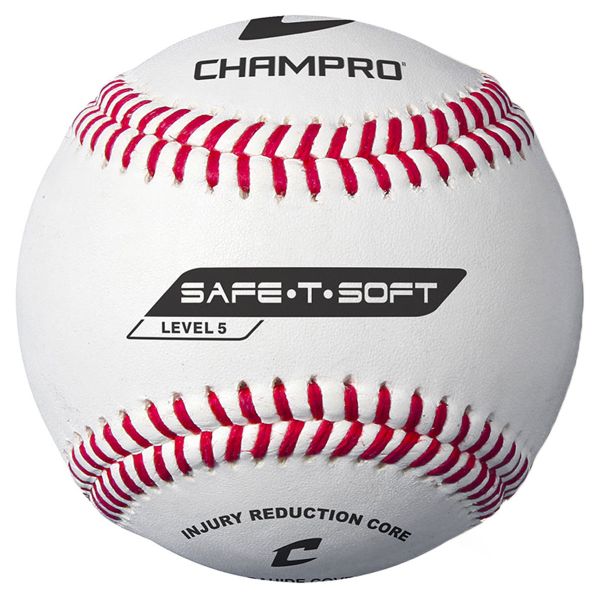 Champro SAFE-T-SOFT High School/T-Ball Practice Baseballs Levels 1, 2 & 3, dz