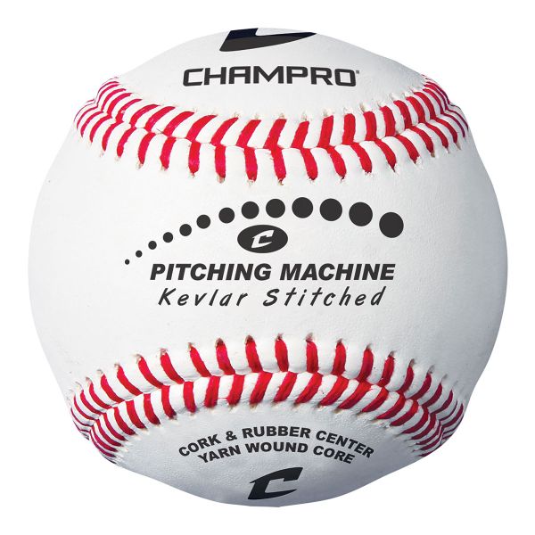 Champro Kevlar Stitched Pitching Machine Baseballs, dz