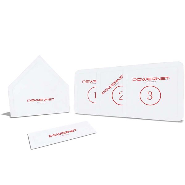 POWERNET Throw Down 5 Piece Rubber Base Set