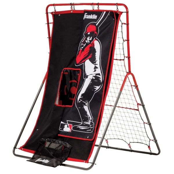 Franklin MLB 55" Switch-Hitter Pitching Target and Rebounder