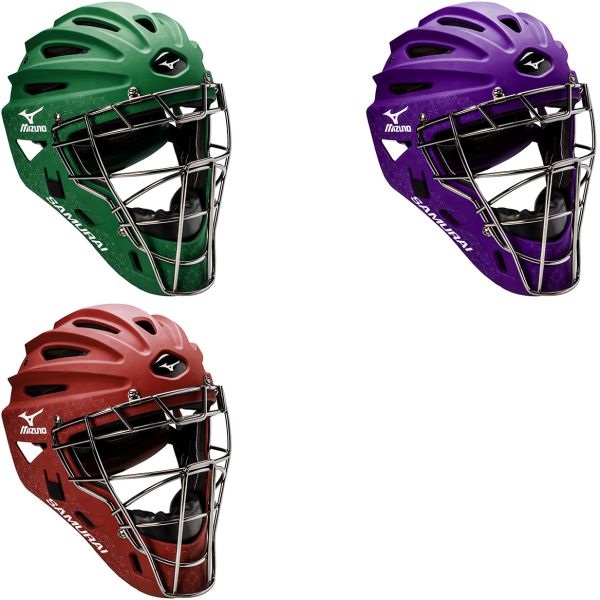 Mizuno samurai catcher's helmet store
