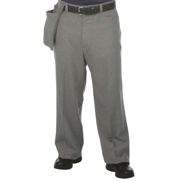 Dalco D9200 Plain Front Umpire Pants, Gray