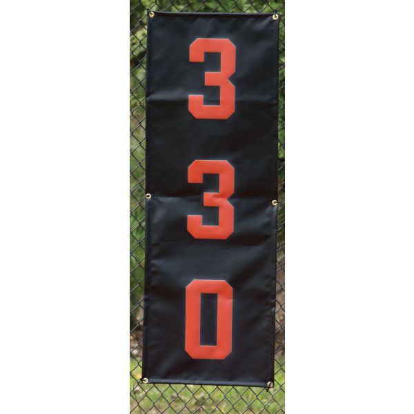 Vertical Baseball/Softball Distance Marker