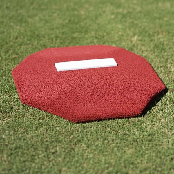 Proper Pitch 3'6"Wx3'6"Lx4"H Portable Youth Baseball Training Mound, Clay