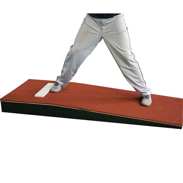 ProMounds 6'4"Lx2'6"Wx6"H Junior Practice Pitching Mound, Clay