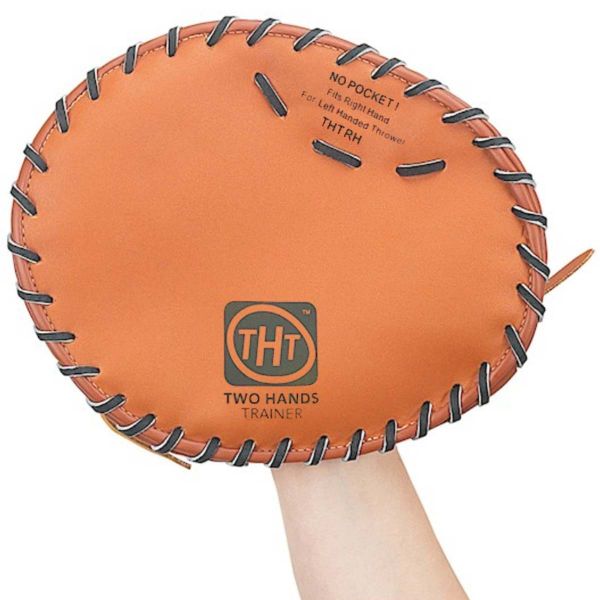 Two Hands Trainer Leather Training Glove, Left Hand Throw