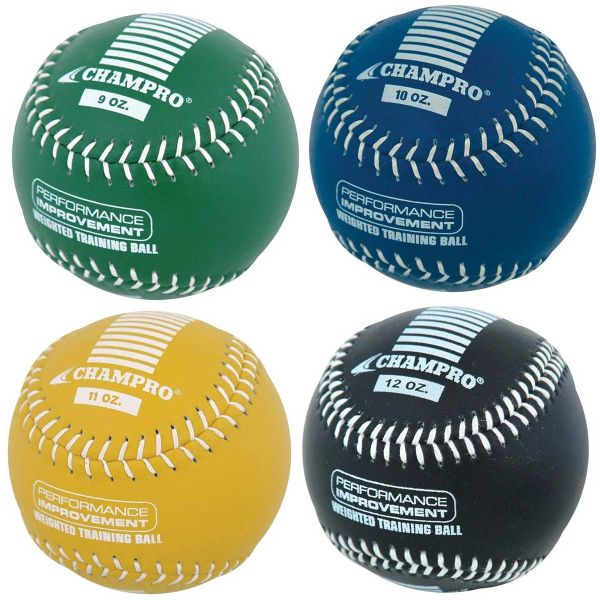 Champro 12" Weighted Leather Softball Training Set, CSB75 