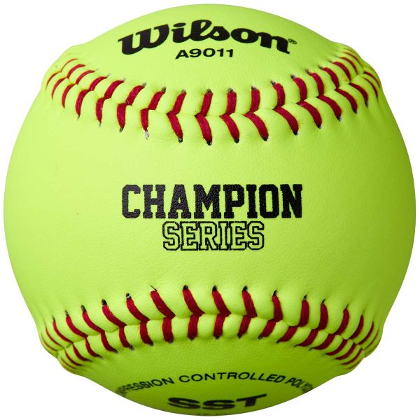 Wilson 12" A9011 47/375 Leather Fastpitch Softballs, dz