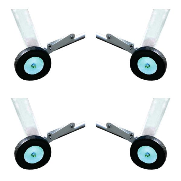 Bison Wheel Kit for Field Hockey Goals, set of 4