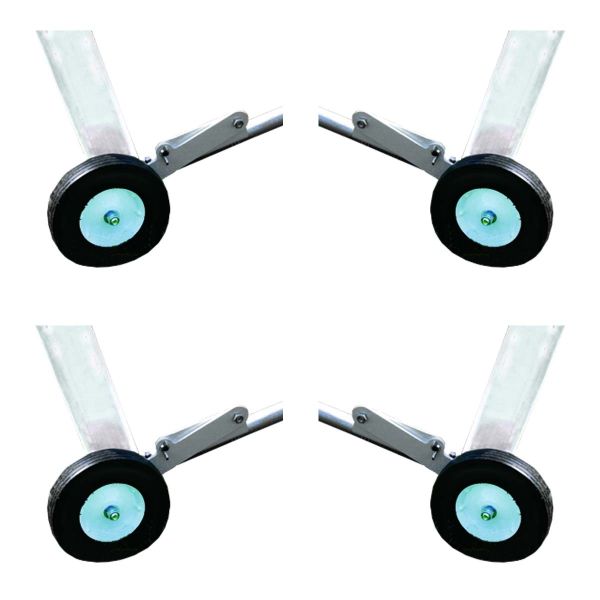 Bison Wheel Kit for Field Hockey Goals, set of 4