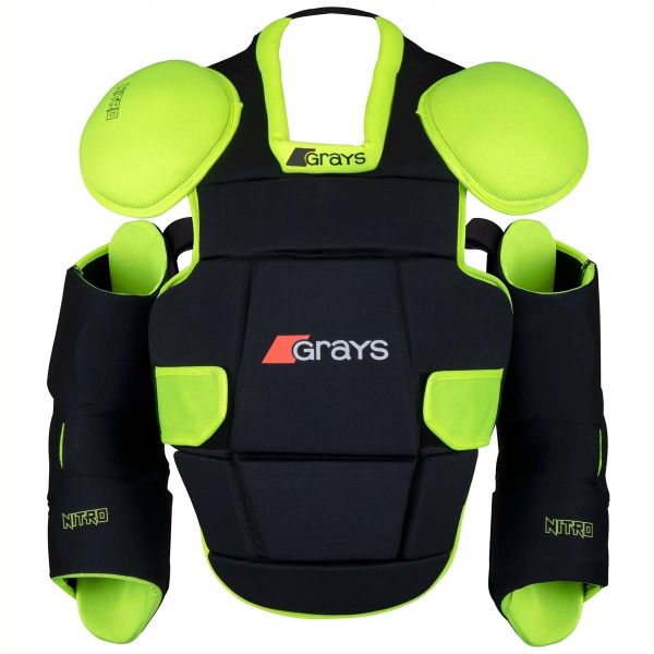 Grays Nitro Body Armour Field Hockey Goalie Chest Guard w/ Arms