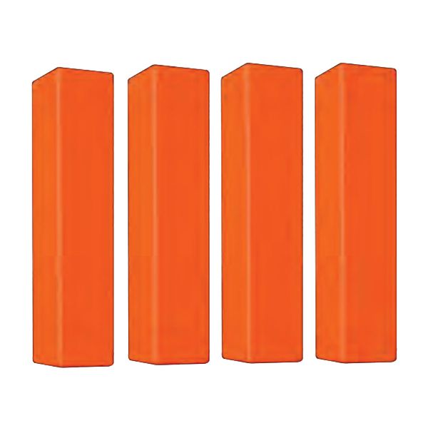 Fisher Weighted 7lb Molded End Zone Pylons, set/4