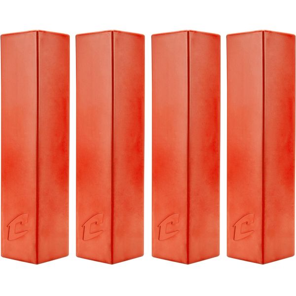 Champro Weighted 7lb Molded Football Endzone Pylons, 4/set