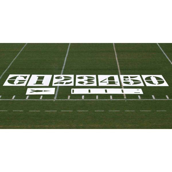 Fisher Deluxe Pro Style Football Field Stencil Kit
