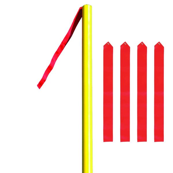 Jaypro set/4 Football Goal Post Wind Streamers