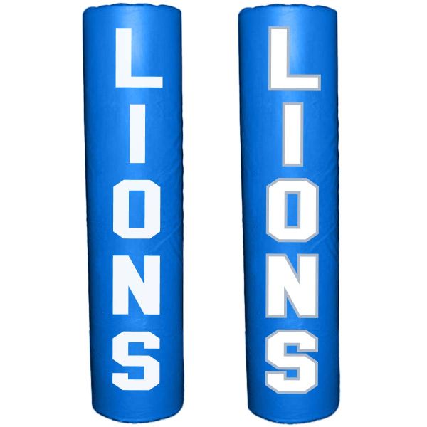 Rae Crowther 18" dia. Football Goal Post Pads w/ Lettering (pair)
